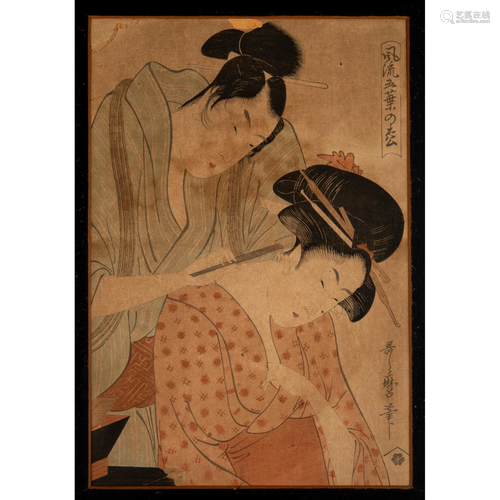 KITAGAWA UTAMARO (1753-1806) EDO PERIOD