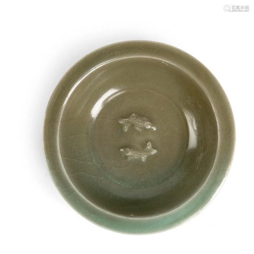 LONGQUAN CELADON 'TWIN FISH' DISH SOUTHERN SONG DYNA…