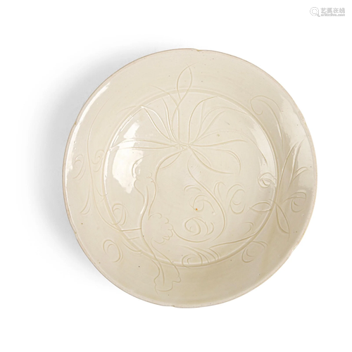 DING WARE CARVED 'DAY LILY' BOWL NOTHERN SONG / JIN