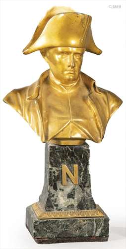 Barily? "Bust of Napoleon" in gilded bronze dated ...