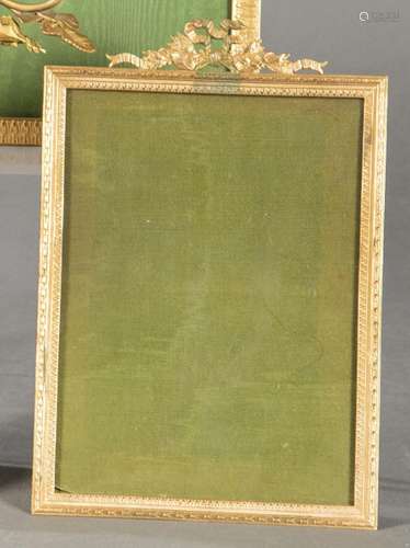 Rectangular tabletop picture frame, Louis XVI style in bronz...