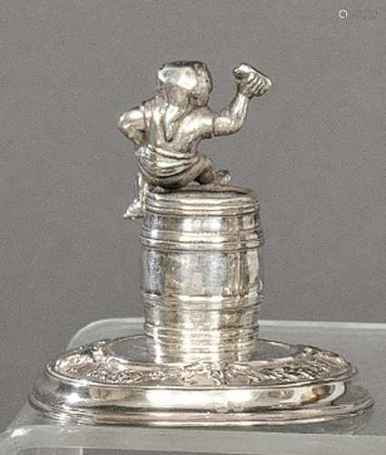 Punching silver toothpick holder DK Law 800 possibly German ...