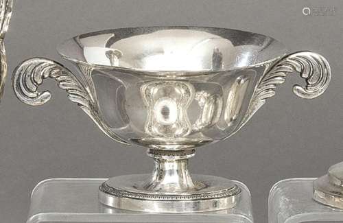Punched Spanish silver cup from the Real Fábrica de Platería...