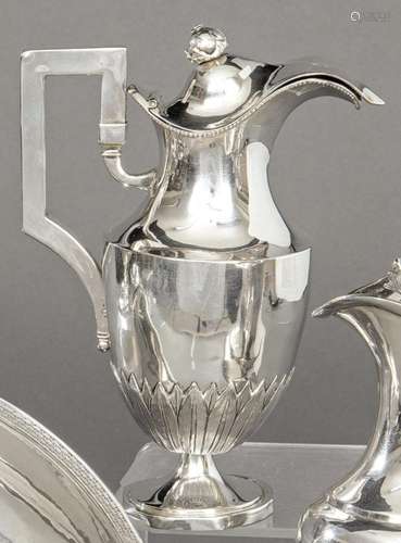 Spanish silver punched coffee maker from Roca with faithful ...