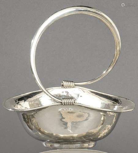 Spanish silver punched 1st Law basket with Gregory's tr...