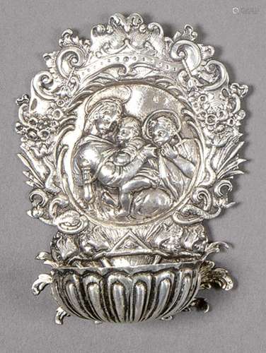 1st Law punched Spanish silver blessing box representing &qu...