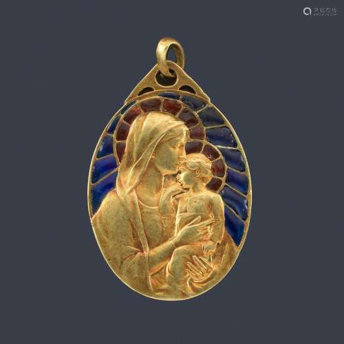 Devotional medal with the Image of the Virgin and …