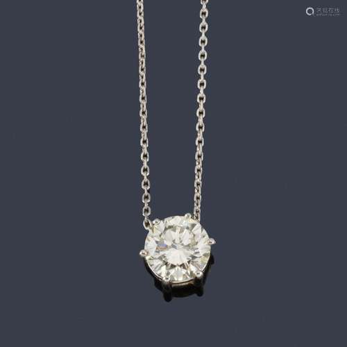 Colgante con brillante de aprox. 0,90 ct engastado…