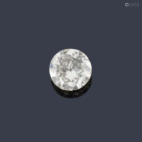 Old cut diamond of 2.90 ct with estimated color H …