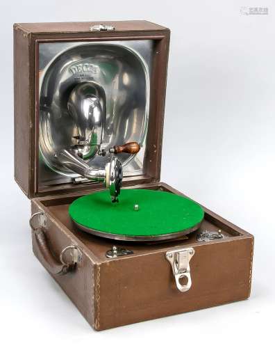 Gramophone à boîtier, Angleterre, début du 20e siècle, marqu...