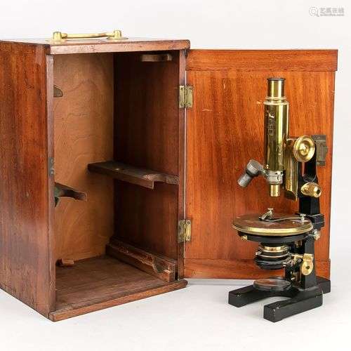 Microscope de Carl Zeiss, Allemagne (Iéna), fin du XIXe sièc...