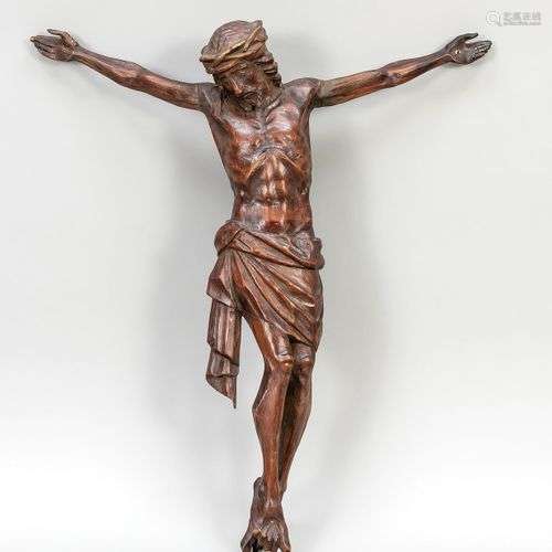 Christ sur la croix virtuelle, début du 20e siècle, sculptur...