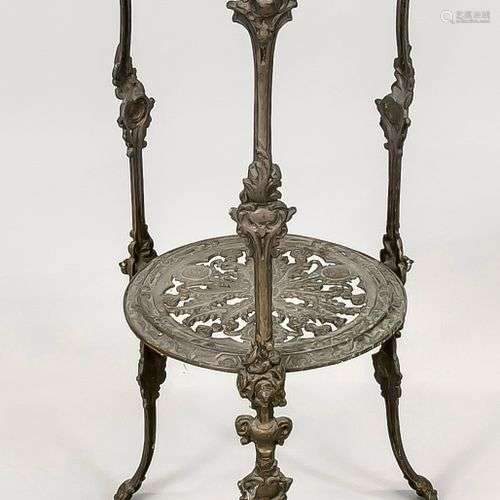 Table d'appoint/table à plantes, fin du XIXe siècle, en bron...