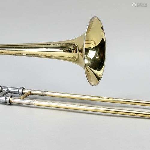 Trombone, Allemagne, 20ème siècle, marqué ''Super de Luxe ma...