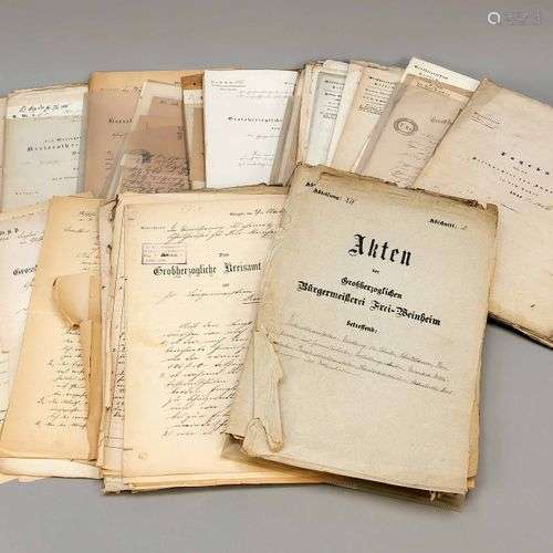 Documents - Liasse d'environ 500 feuilles de documents princ...