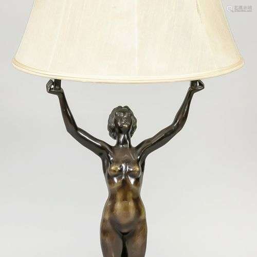 Lampe de table figurative, 1ère moitié du 20ème siècle, en b...
