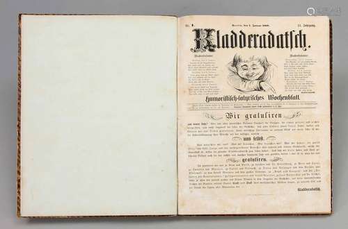 Kladderadatsch, 13e volume. Allemagne (Berlin), 1860 (janvie...