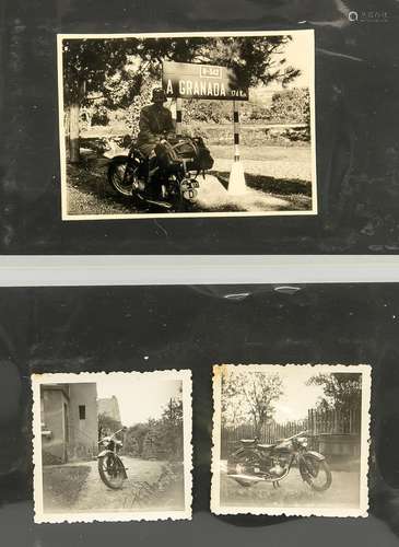 Photographie originale - Album avec 151 OFotos cousues Autom...