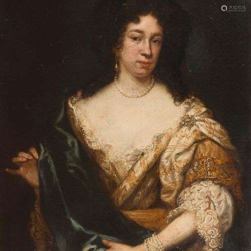 ÉCOLE FRANÇAISE VERS 1680 Portrait de dame de qualité Toile....