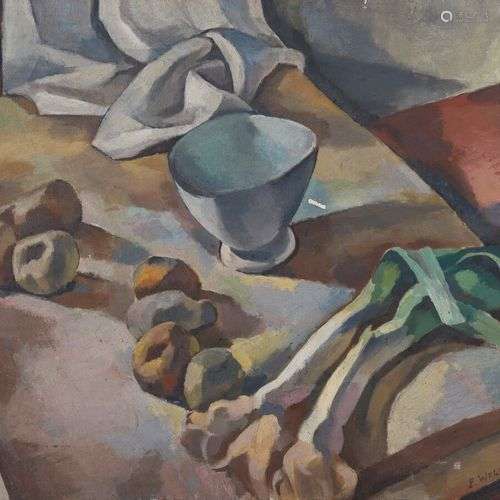 PAUL WELSCH (1889-1954) Nature morte Huile sur toile signée ...