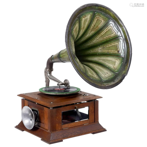 Maestrophone Hot-Air Engine Horn Gramophone, 1907