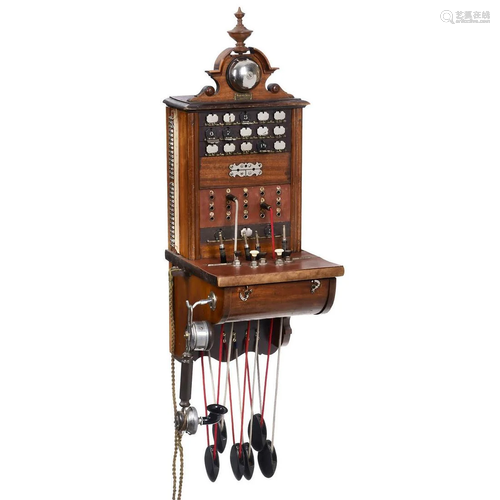 Norwegian Wall-Mount Switchboard, c. 1890