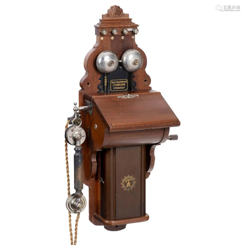 Ericsson Model AB 230 Wall Telephone, 1902 onwards