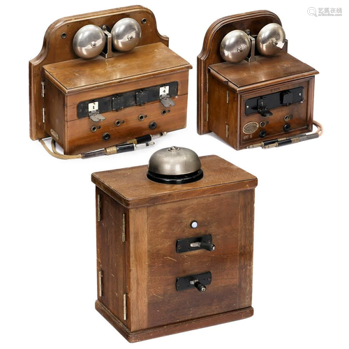 Two Small Switchboards and a Switch, c. 1900