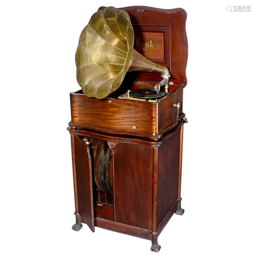 Reginaphone Model 139 with Base Cabinet