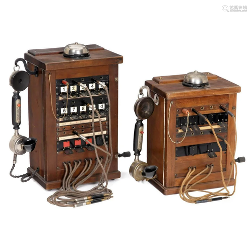 Two Telephone Switchboards of the Reich Telegraph