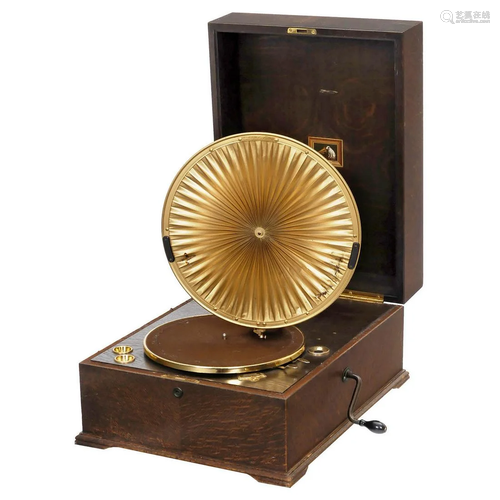 HMV Lumière Diaphragm Gramophone, c. 1925