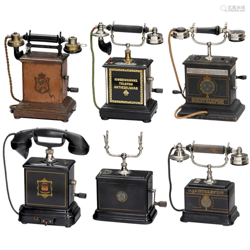 Six Table Telephones