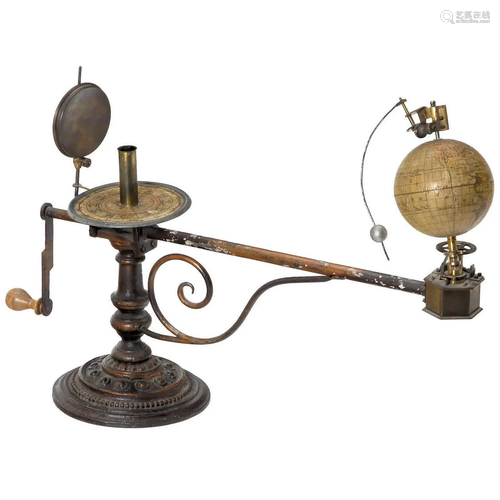 Tellurium with Lunarium by Jan Felkl, Prague, c. 1880