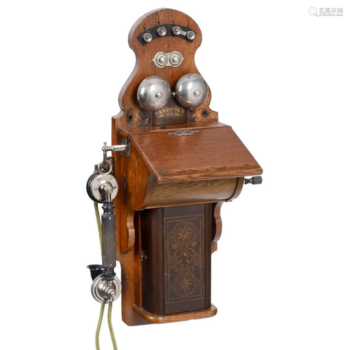 Ericsson Russian Wall Telephone made in Russia, 1902