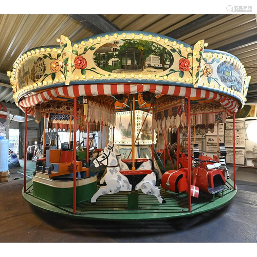 English Fairground Carousel, c. 1960