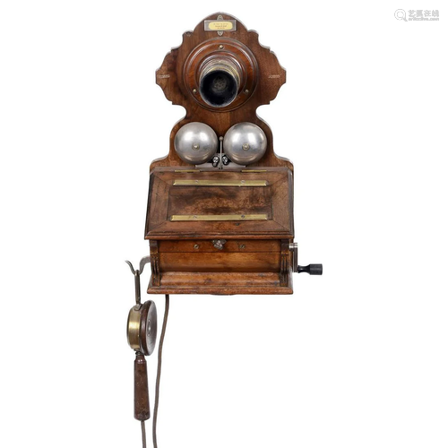 Groos & Graf Model M1900 Wall Telephone, 1900 onwards