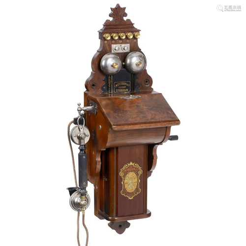 Ericsson Model AB 230 Wall Telephone, 1902 onwards