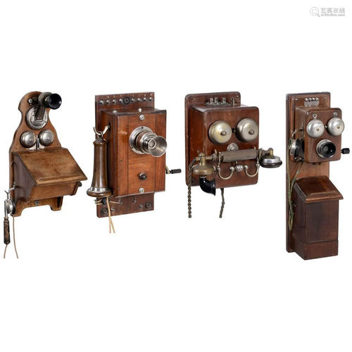 Four Wall Telephones, c. 1910-30