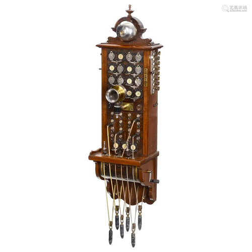 Large Switchboard by L.M. Ericsson No. 624, c. 1880