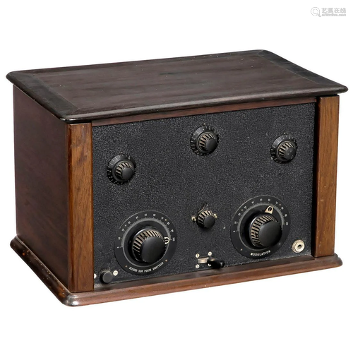 Ducretet Radiomodulateur RM6 Radio Receiver, c. 1926