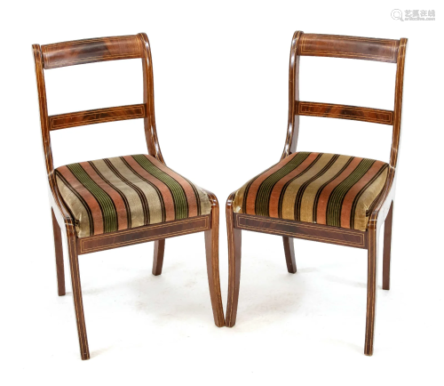 Pair of chairs in Biedermeier