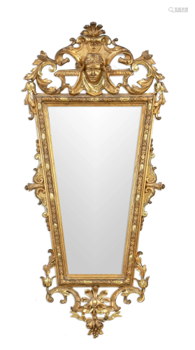 Trapezoidal historicism mirror