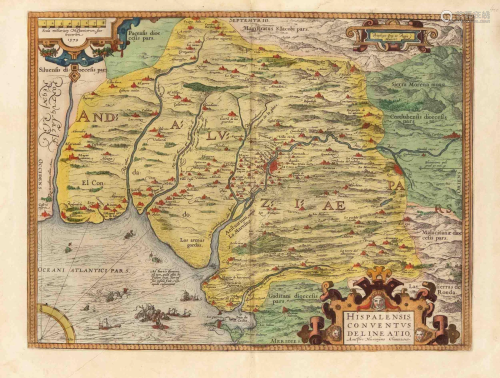 Historical map of Andalusia fr