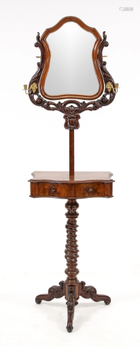Dressing table/psyche c. 1860,