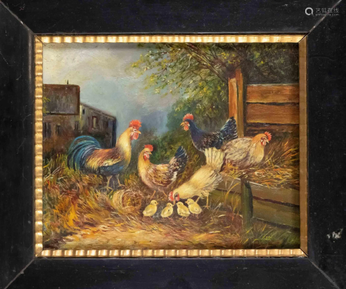 J. Franck, poultry painter c.