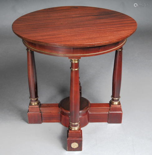 Saloon table in Empire style a