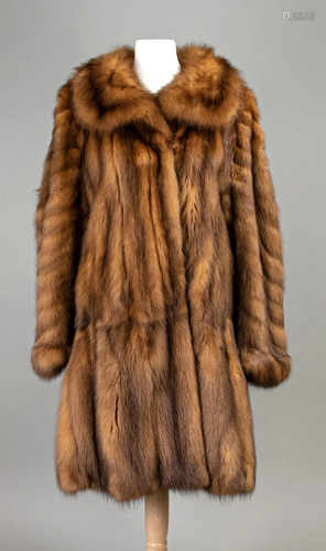 Ladies sable coat and matching