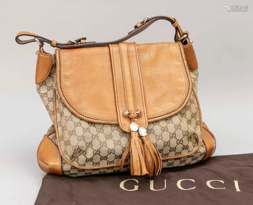 Gucci, hobo shoulder bag, sand