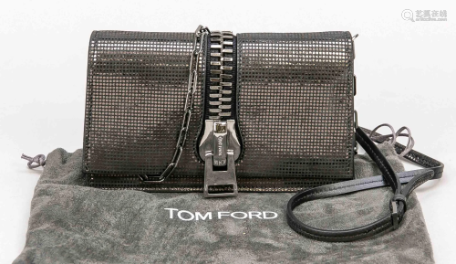 Tom Ford, Small Zip Front Leat