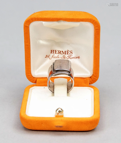 Hermes, silver ring (stamped),